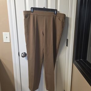 Elegant Women's Tan Trousers